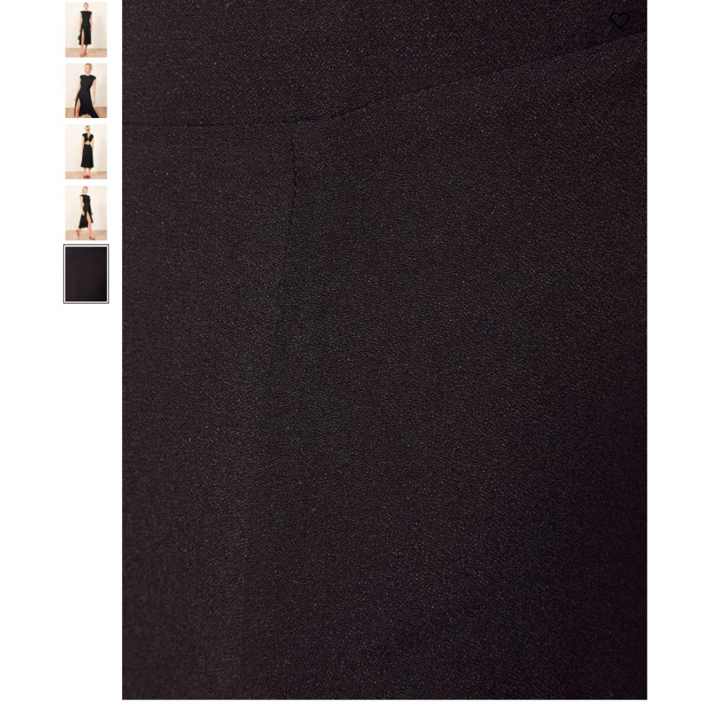 ❌❌❌SOLD ❌❌❌Sale🌈Reformation Gavin Midi Dress - Black - Picture 6 of 10